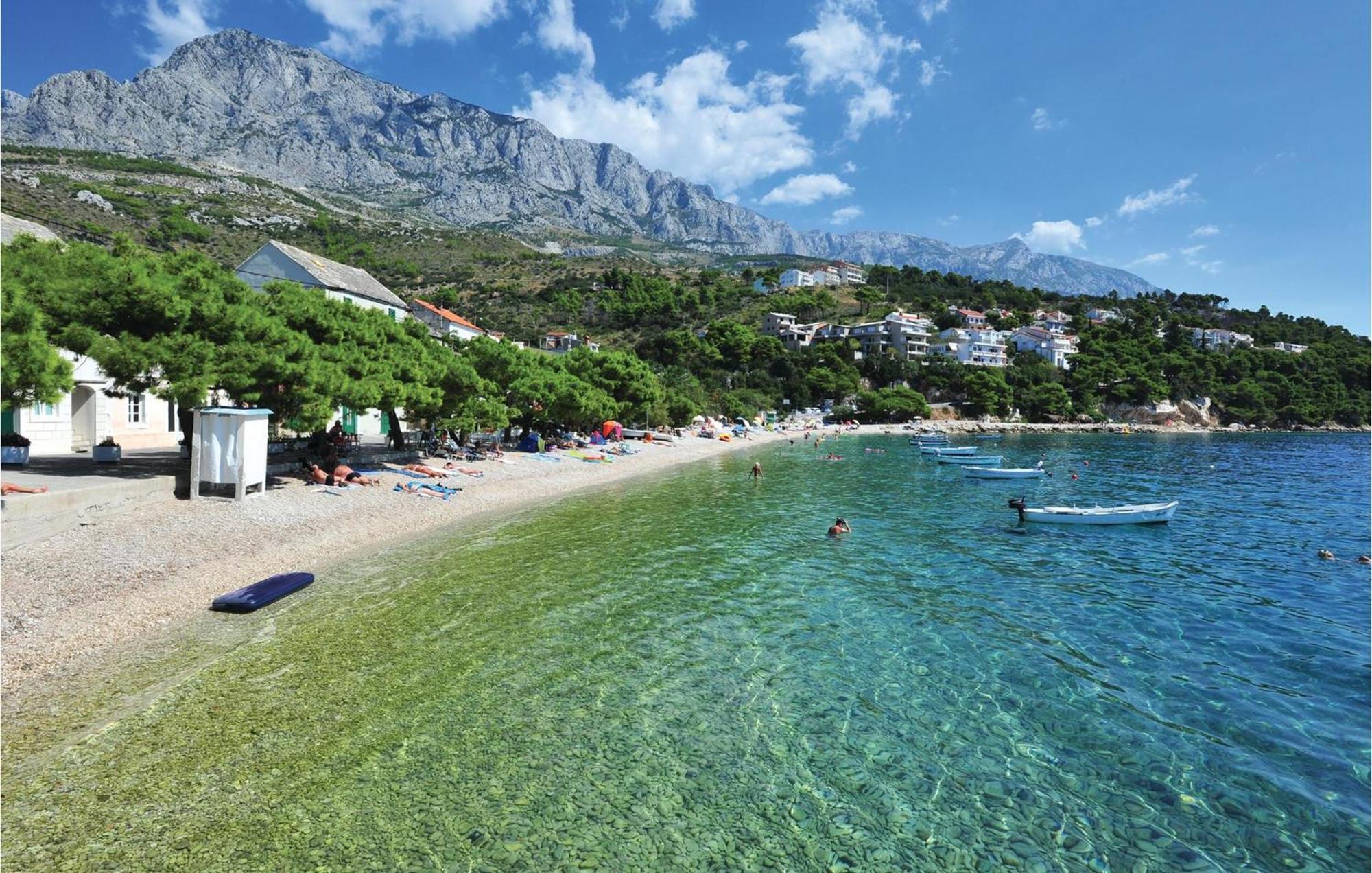 Nice Apartment In Krvavica With House Sea View Esterno foto