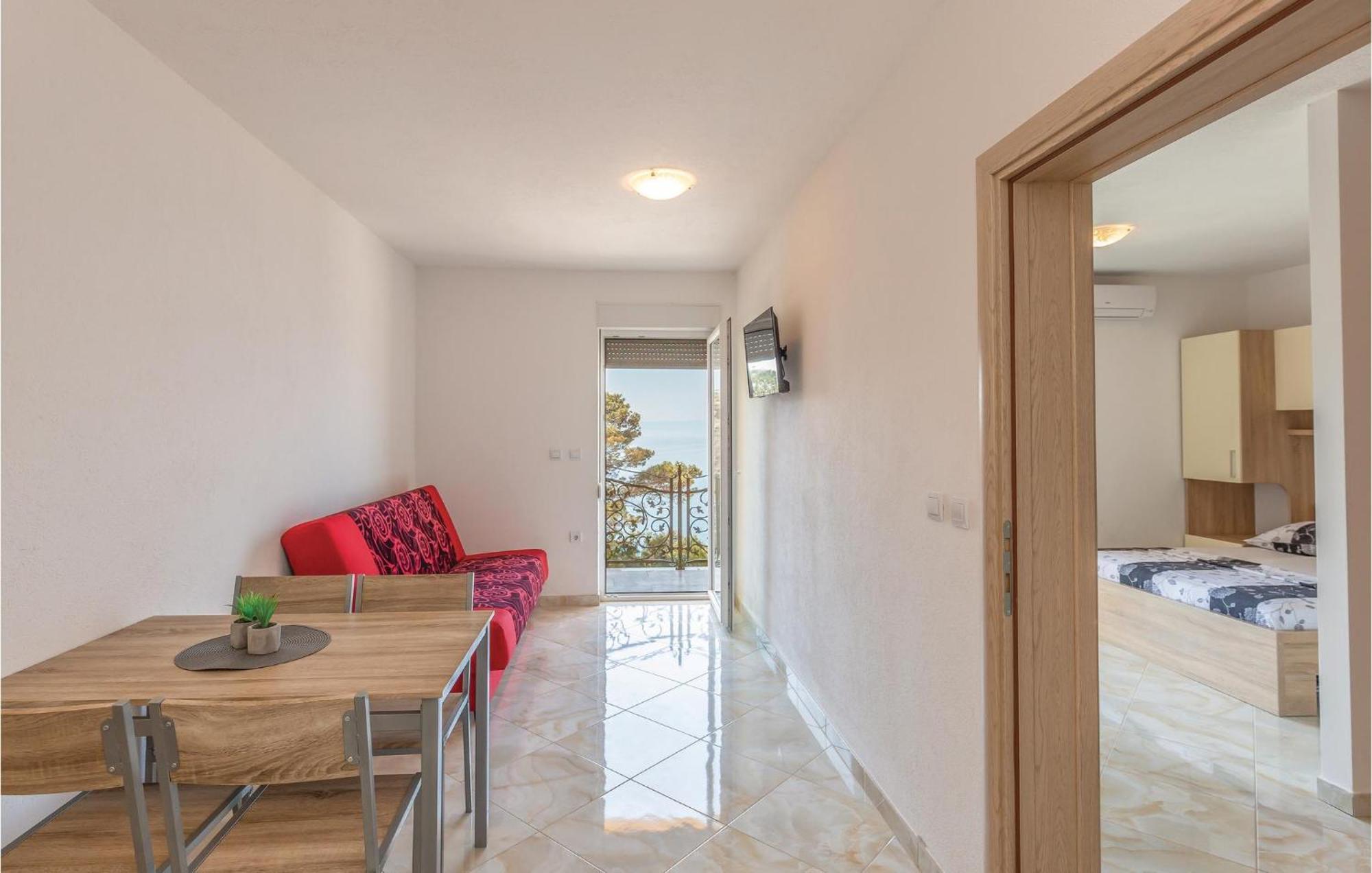 Nice Apartment In Krvavica With House Sea View Esterno foto